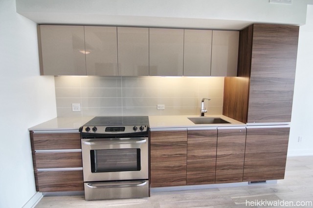 11 Peel Ave Modern kitchen with integrated appliances