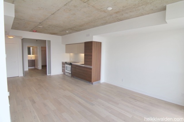 11 Peel Ave Open Concept living area with Loft style 9 foot ceilings