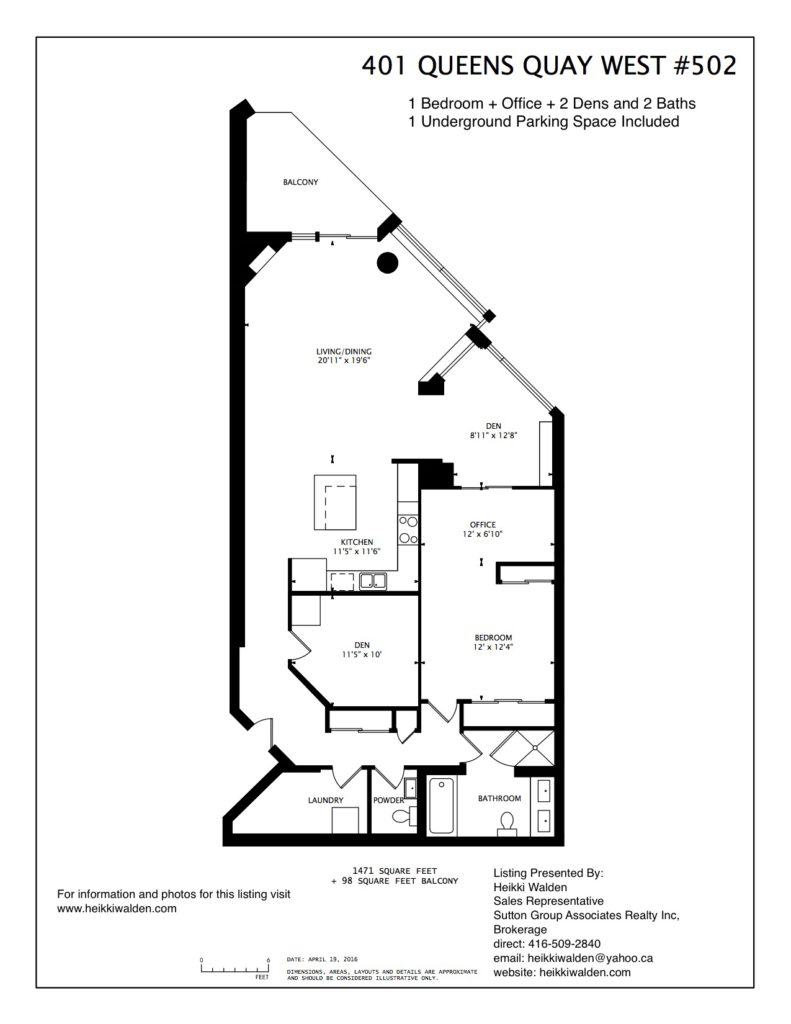 401-queens-quay-502 floor plan HW