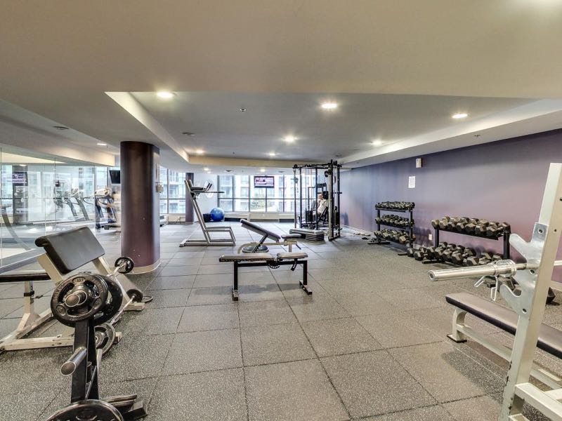 231 Fort York Blvd large renovated gym and workout studios